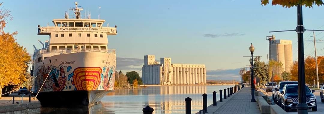 Owen Sound harbour waterfront